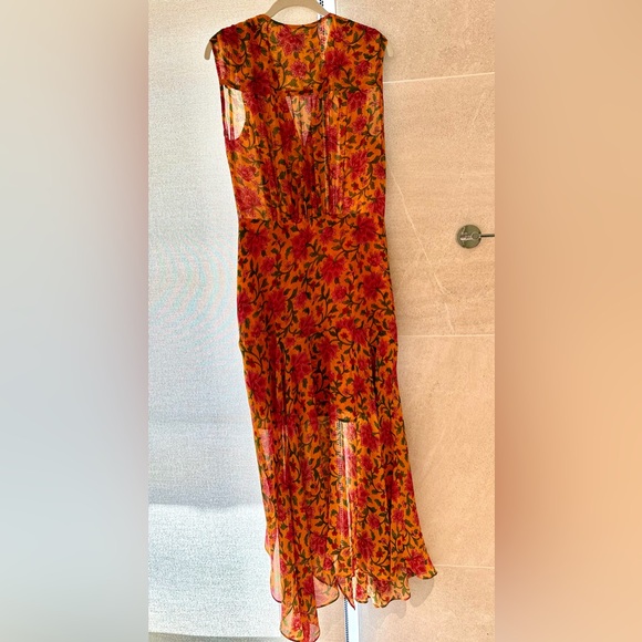 Veronica Beard Dovima Silk Midi Dress - Picture 12 of 14